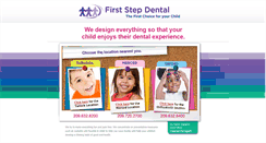 Desktop Screenshot of firststep-dental.com